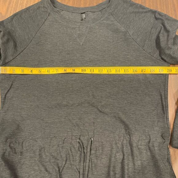 Kyodan Outdoor Aspen Gray Long Sleeves Drawstring Dress.Size M - Picture 13 of 13